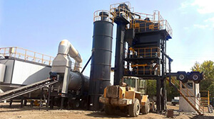 Centrale d'enrobage mobile ACE MAP60 de 60t/h sur un chantier en Éthiopie