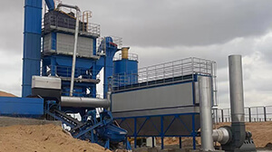 Station de mélange d'asphalte discontinue ACE BAP120 de 120t/h en Égypte