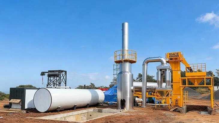 Centrale d'Enrobage Continue Série DAP à Vendre
