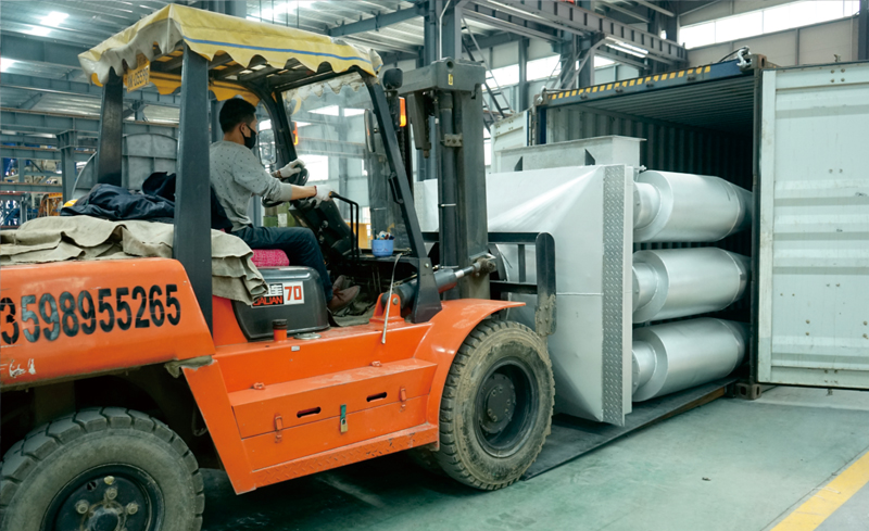 Expédition de Centrale d'Enrobage à l'usine de Xuchang