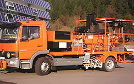 Configuration personnalisée du camion traceur de lignes ACE pour différents marquages