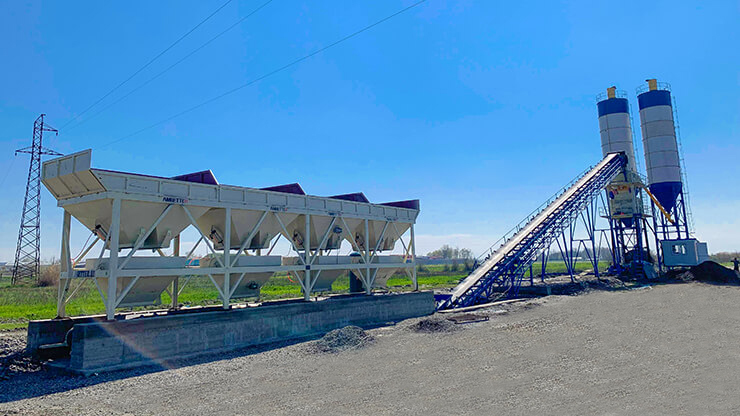 Centrale à béton de la série HCP à vendre
