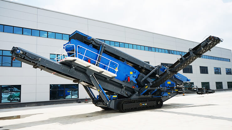 Fabricant d'installation mobile de criblage sur chenilles