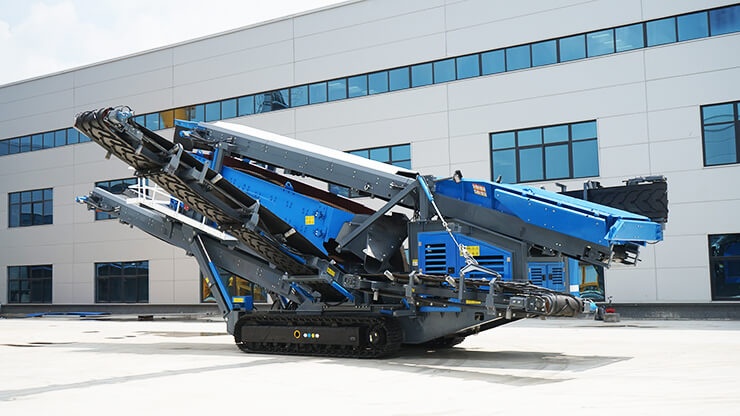 Installation mobile de criblage sur chenilles en gros