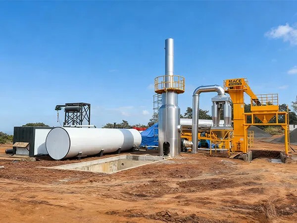 80t/h centrale d'enrobage à tambour DAP80 à vendre 