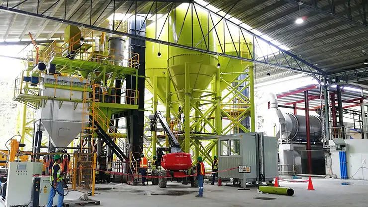 Usine de Mortier Sec