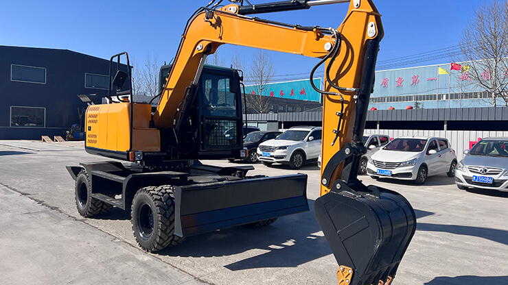Fournisseur de Pelle sur Pneus 850L