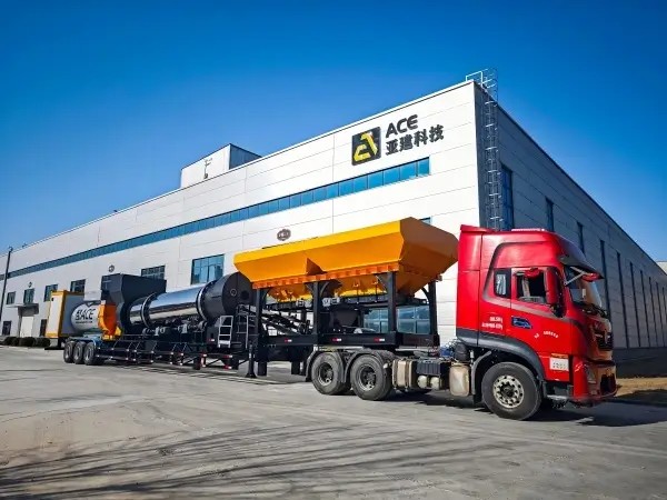 40t/h-120t/h Centrale d'Enrobage Supermobile IAP Series