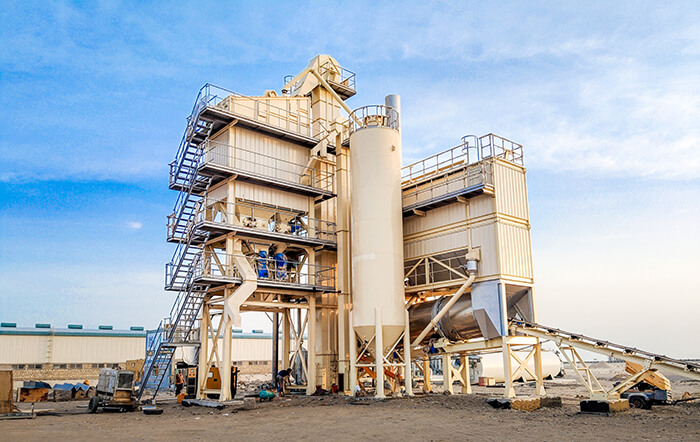 Centrale d'enrobage discontinue avancée ACE ALB1500 de 120 t/h au Yémen