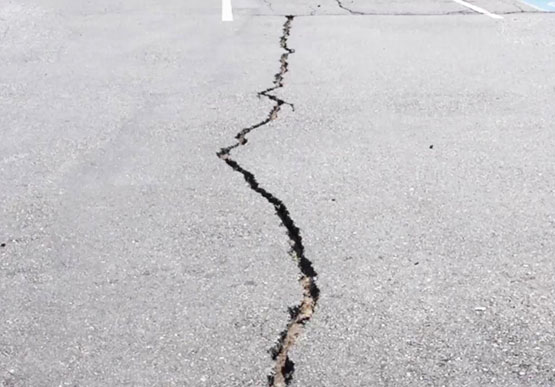scellement de fissures routières