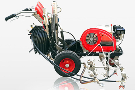 Machine de Marquage Routier à Poussée Manuelle avec Peinture à Froid Sans Air