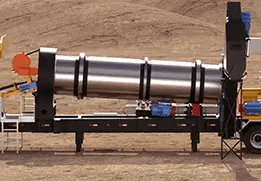 Tambour de séchage ACE avec brûleurs à double combustible pour centrale d'enrobage IAP
