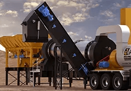 Convoyeur de chargement avec racleur pour mélange d'asphalte ACE IAP