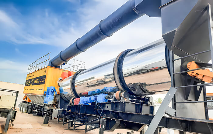 Centrale d'enrobage super-mobile ACE IAP140 de 140 t/h pour projets routiers en Algérie