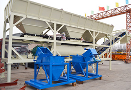 Structure compacte intégrée ACE de la centrale de mélange humide mobile transportable par semi-remorque