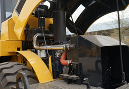 Rouleau compresseur à pneus ACE motorisé par CUMMINS pour toutes conditions de travail