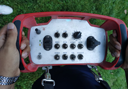 manette de contrôle à distance pour installation de concassage à percussion mobile