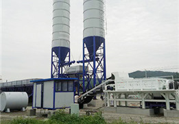 Site de construction avec centrale de macadam à mélange humide à Pingyin, Shandong