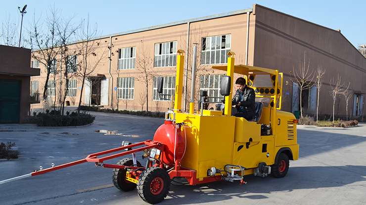 Machine de Marquage Routier Thermoplastique de Pulvérisation de Type Conduite en Vente